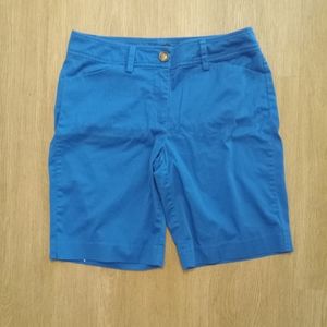 Ann Taylor Curvy Blue Shorts Size 6 EUC!